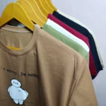 کراپ تیشرت دخترانه طرح بی مکس - تصویر 5